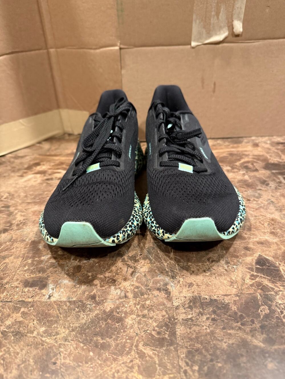 Brooks Launch 9 Women’s Running Shoes – Black Wild Cheetah
